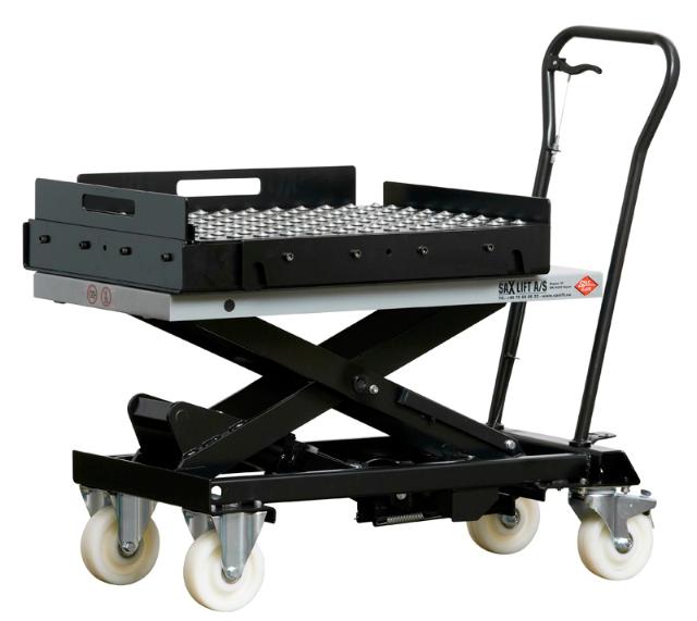 lift table with roller top