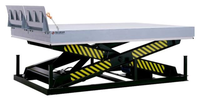 lift table with loading flaps