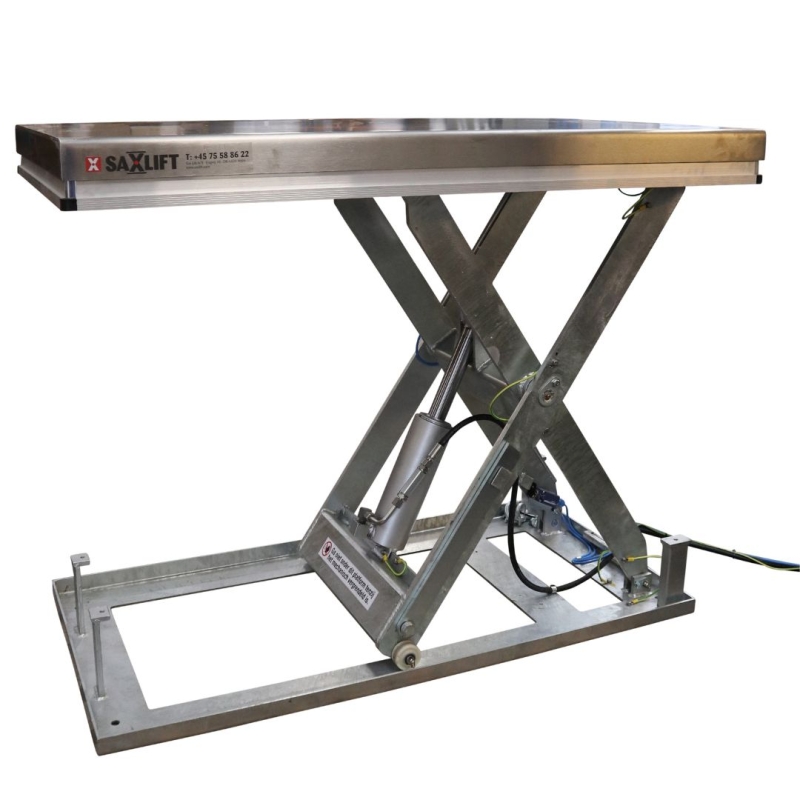 IL1000XB mesa elevatória galvanizada para zonas ATEX